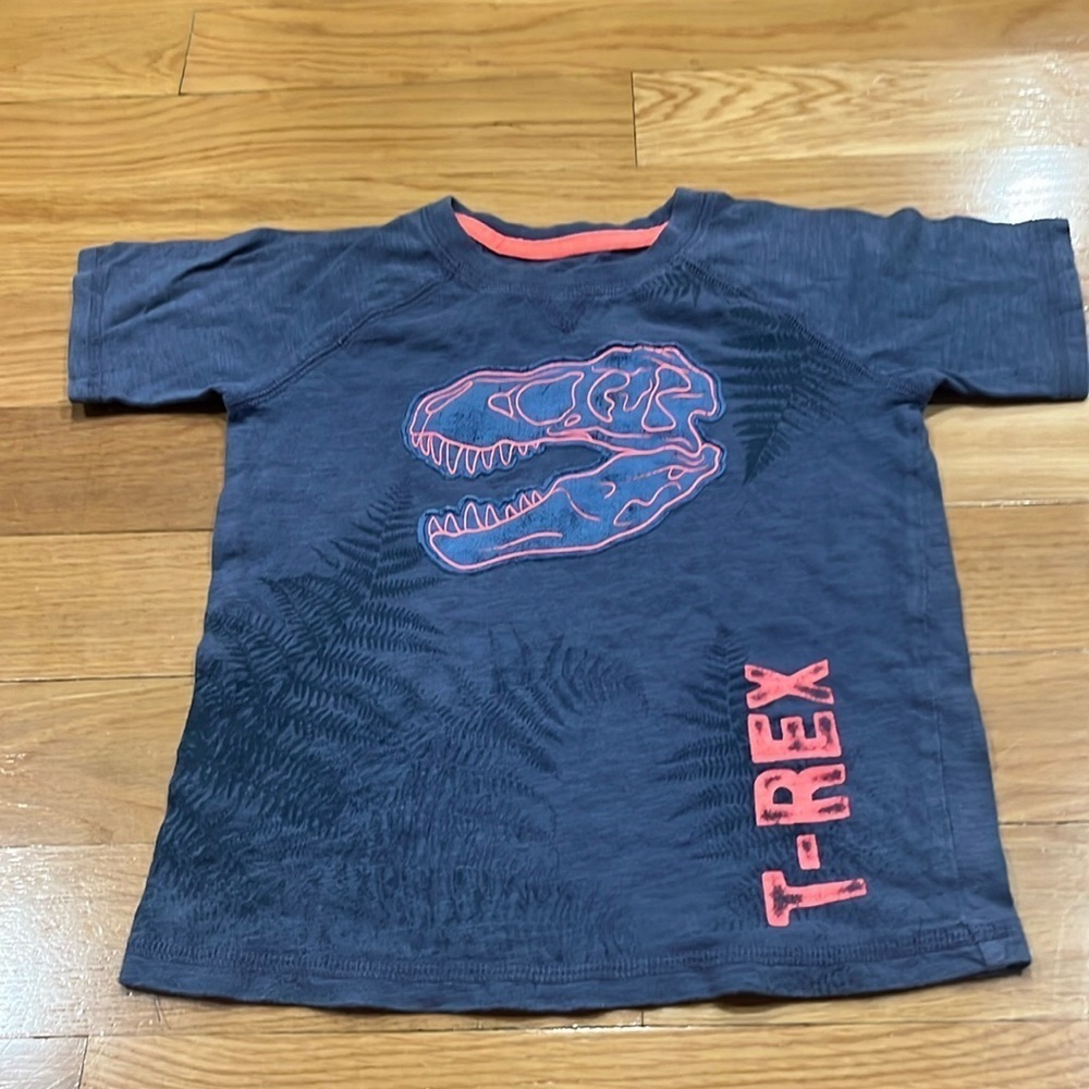 Sonoma boys t-Rex short  sleeve shirt size 4 .